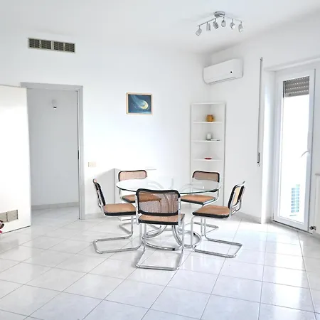 P097 - Porto Recanati, Trilocale Con Terrazza Panoramica E Vista Mare Apartament